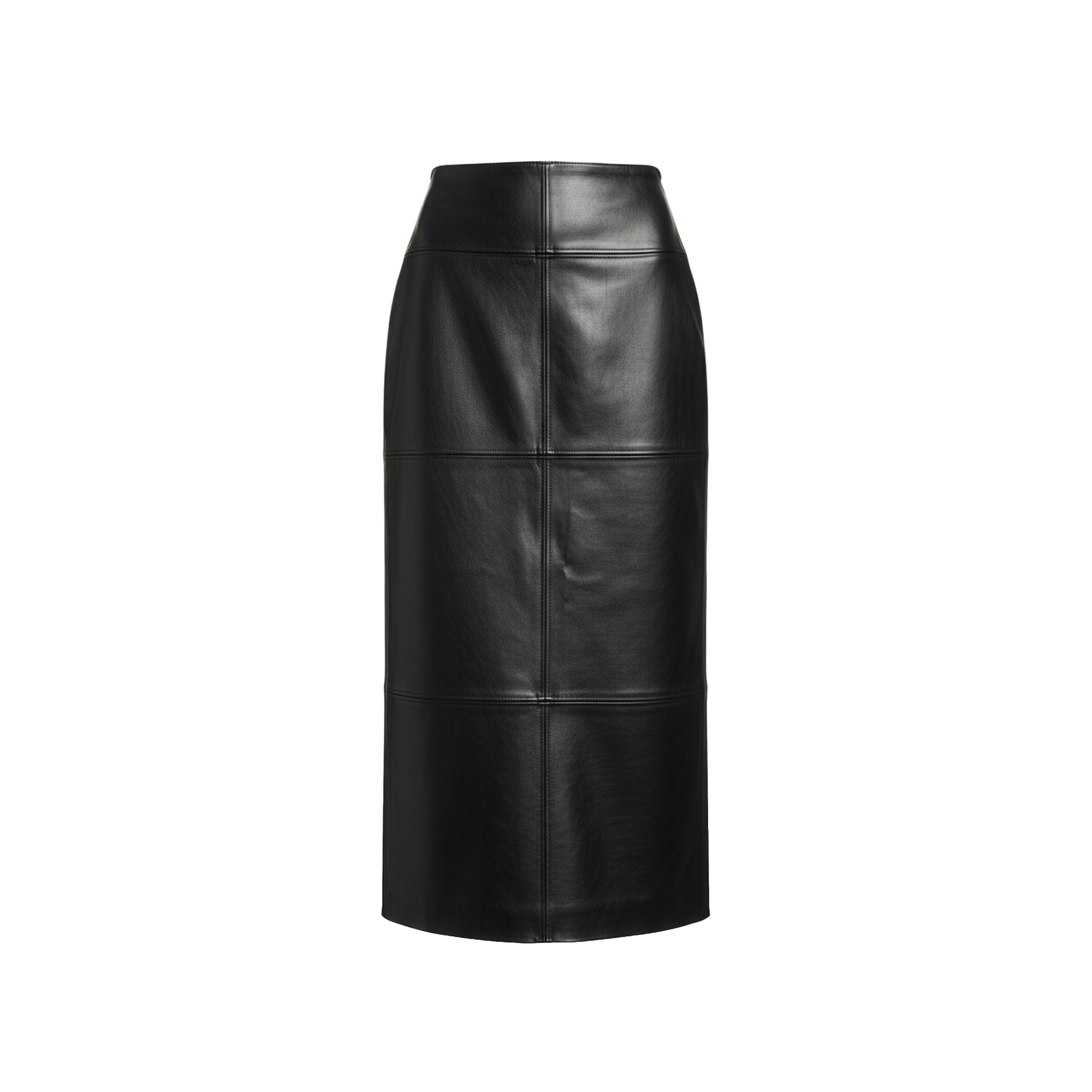 RUNA Pencil Skirt – MIRUM® Black Vegan Leather – Lotta Ludwigson